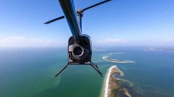 Helicopter flying lesson in Tampa Bay Florida